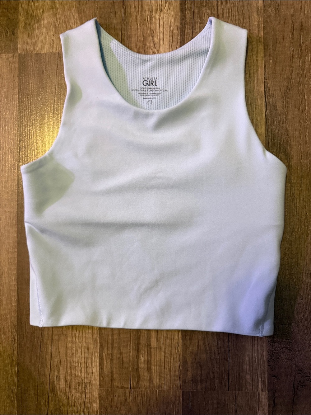 Athleta Girl Cloud Longline Bra- EUC- Girls Size L/12